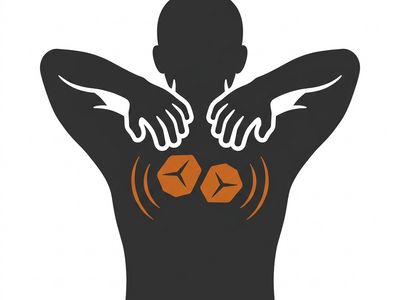 Feeling Those Rock-Hard Knots Between Shoulders