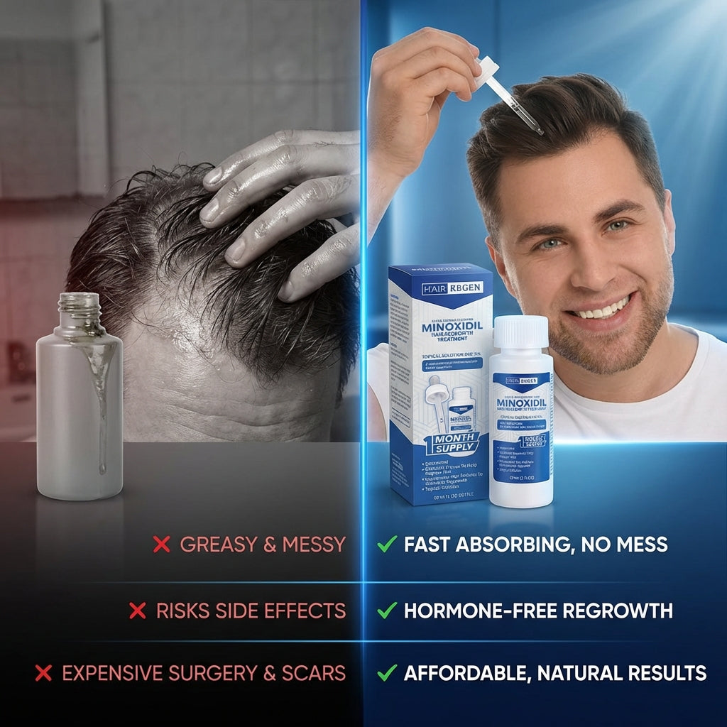 Hair-Regen: 5% Minoxidil Hair Regrowth Treatment for Men
