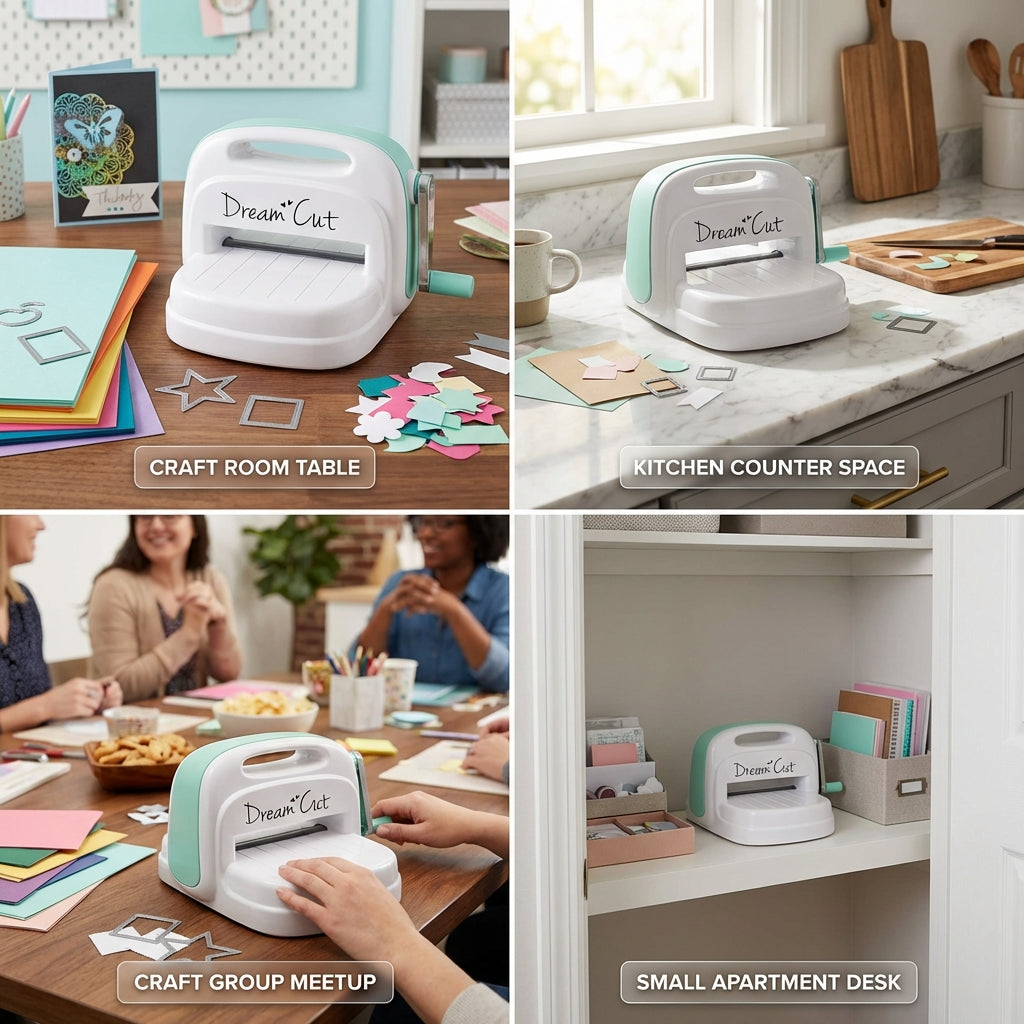 Itsy Bitsy Dream Cut Machine One Piece | 14.8cm Edge-to-Edge Cutting | Cardmaking, Scrapbooking, Home Decor, DIY Crafts