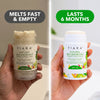TIARA Whole Body All Natural Deodorant for Women, Aluminum Free Deodorant for Men, Safe for Kids Use All Over Body, Paraben Free, No Chemicals Vegan & Non Toxic, Travel Size Melon & Cucumber